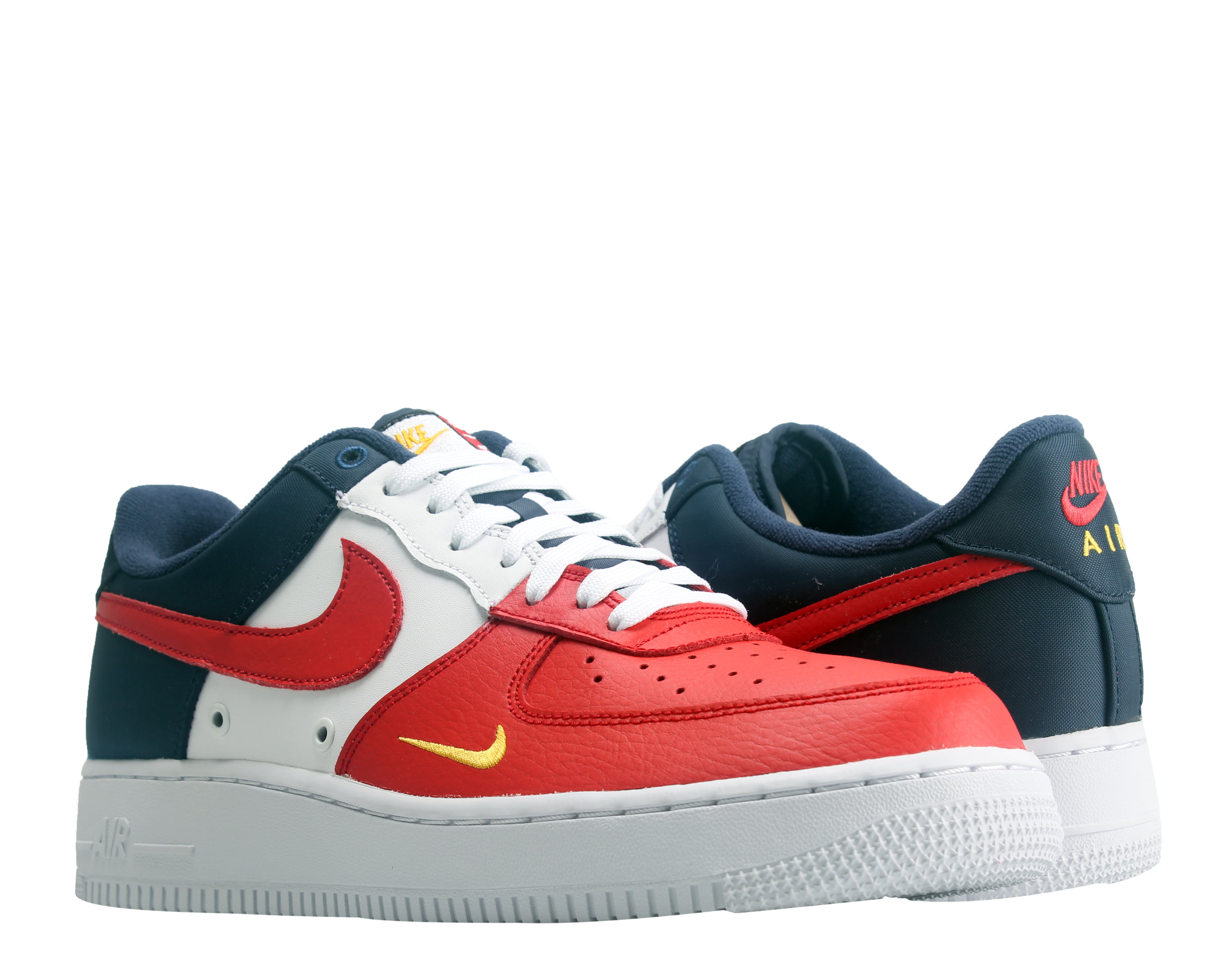sello Existencia Conversacional Mens Nike Air Force 1 '07 LV8 4th Of July Independence Day Obsidian Wh -  Walmart.com