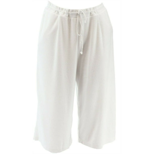 ClimateRight by Cuddl Duds - Cuddl Duds Sun Baby Terry Gaucho Pants Women's A346878 - Walmart