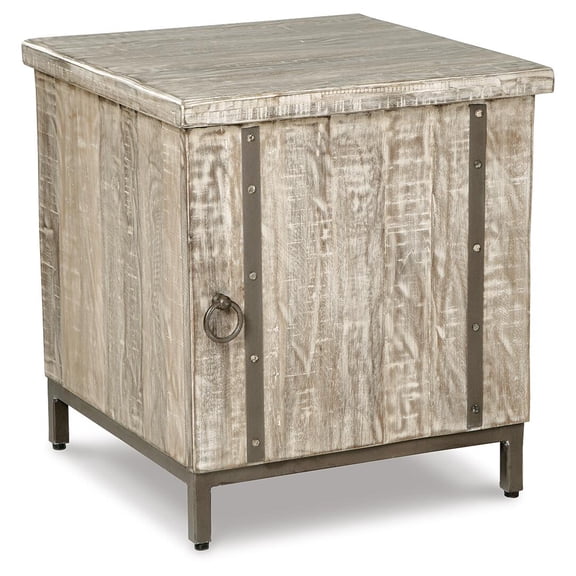 Signature Design by Ashley Casual Laddford Accent Cabinet, Whitewash