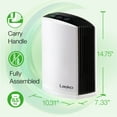 thumbnail image 5 of Lasko 109 Sq. ft True HEPA Tabletop Air Purifier with Timer, White, LP200, 5 of 12