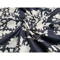 Floral Print Cotton Running Fabric Upholstery Dressmaking Fabric 5 Yard