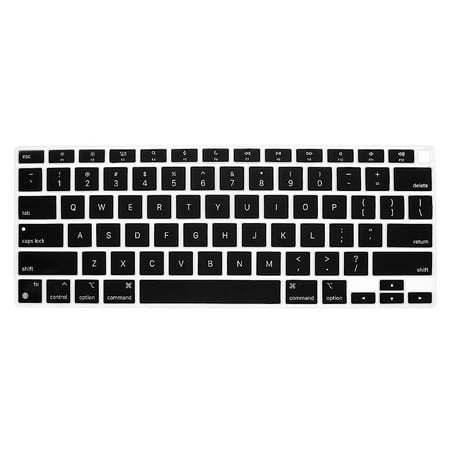 FunnyBeans Laptop Keyboard Film Cover Skin for Apple MacBook Air 13 inch A2337 (Black)