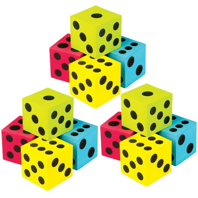 TEACHER CREATED RESOURCES (3 PK) 4 PACK FOAM COLORFUL JUMBO