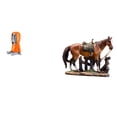 thumbnail image 1 of Estatua De Caballo Con Cabeza De Isla De Pascua, Escultura Antigua De Moai, Figura De Resina, Retrato, Adorno Artístico Para Escritorio, Dormitorio, Estantería, Decoración Del Hogar,, 1 of 8