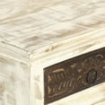 thumbnail image 4 of vidaXL Bedside Cabinet White 15.7"x11.8"x19.7" Solid Mango Wood, 4 of 10