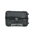 thumbnail image 5 of Travelers Club 20" Hard Side Rolling Carry-on Luggage - Black, 5 of 14