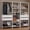 White, variant on Madesa Wardrobe Clothes Storage Rack with 4 Drawers, Open Shelves and Hanging Space 78"L Multiuse Modular Cabinet for Bedroom Organization - White