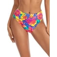 thumbnail image 3 of RELLECIGA Women's Swimwear Bottoms High Cut High Waisted Bikini Bottom, 3 of 7