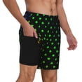 thumbnail image 2 of Rateoe Poker Shapes Pattern Men’s Swim Shorts with Compression Liner – Double-Layered Quick-Dry Swimwear, Comfortable & Stretchy Beach Shorts-Small, 2 of 6
