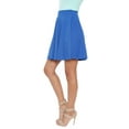 thumbnail image 2 of White Mark Women's Flared Mini Skirt, 2 of 4