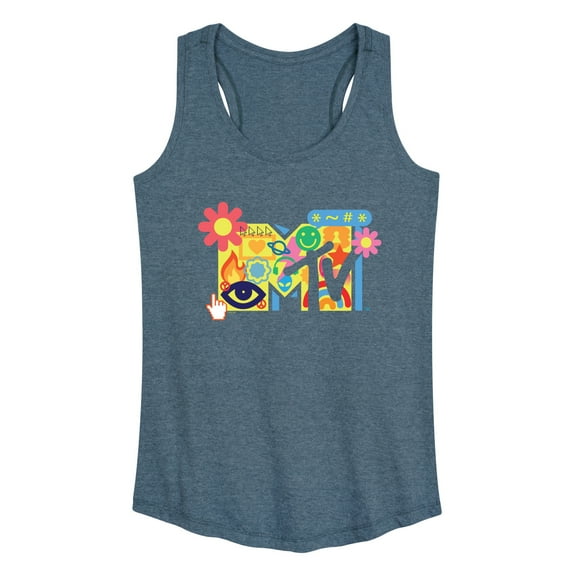 MTV - Y2k Logo - Women's Racerback Tank Top