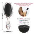 thumbnail image 6 of White Christmas Tree Pattern Hair Brush,Girls Detangling Hair Brush,Glide Through Tangles with Ease for Wet & Dry Hair,8.8"X2.8", 6 of 7