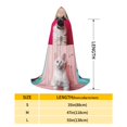 thumbnail image 2 of Honeii Colorful Dog Cat Collage Print Poncho Cape, Cloak Coat, Snuggly Hooded Wearable Blanket, Hooded Cape For Teenagers,Halloween Costumes-Large, 2 of 7