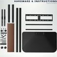 thumbnail image 2 of VIVO Japanese Style 32” to 85” TV Screen Stand, 2 of 8