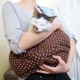 thumbnail image 2 of Mistaha Portable and Safe Gray Pet Sling Bag with Adjustable Safety Hook - Soft Nylon Material, Hands-Free Design, Reversible Pattern, Suitable for Small Dogs and Puppies - Ideal for Daily Walks and, 2 of 6