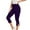 Purple, variant on GERsome Womens Yoga Pants Capri Leggings for Women Tummy Control Workout Leggings Athletic Cycling Tights S-3XL