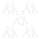 thumbnail image 5 of Paquete de 5 sujetadores transparentes antideslizantes ajustables para mujer, correas de hombro, reemplazo de soporte Desnudo Colcomx Correas de sostén de repuesto, 5 of 8