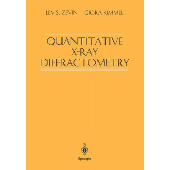 Quantitative X-Ray Diffractometry, (Paperback)