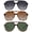 3 Black/Grey+brown Tortoise/Brown+brown Tortoise/Green, variant on YDAOWKN Aviator Sunglasses for Womens Retro Trendy Sunglasses UV400 Protection