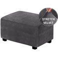 thumbnail image 1 of Repose-pieds Extensible Antidérapant Dessous Rectangulaire Protecteur de Repose-Pieds Rangement Pouf Dessous, 1 of 11