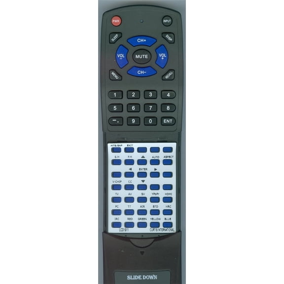 Replacement Remote for Curtis LCD1911