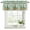 Green, variant on St. Patrick's Day Curtain Valances for Windows, Kitchen Valance Window Treatments Panel 2 Pack, Gnomes Shamrock Clovers Blue Stripes Rod Pocket Short Curtains for Bathroom Bedroom 54 x 18 Inch