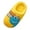 Yellow, variant on WUANDIXFA Boys Girls Cozy House Slippers Warm Plush Winter Cotton Slipper Kids Cute Dinosaur Indoor Shoes Non-Slip (Green, 2)