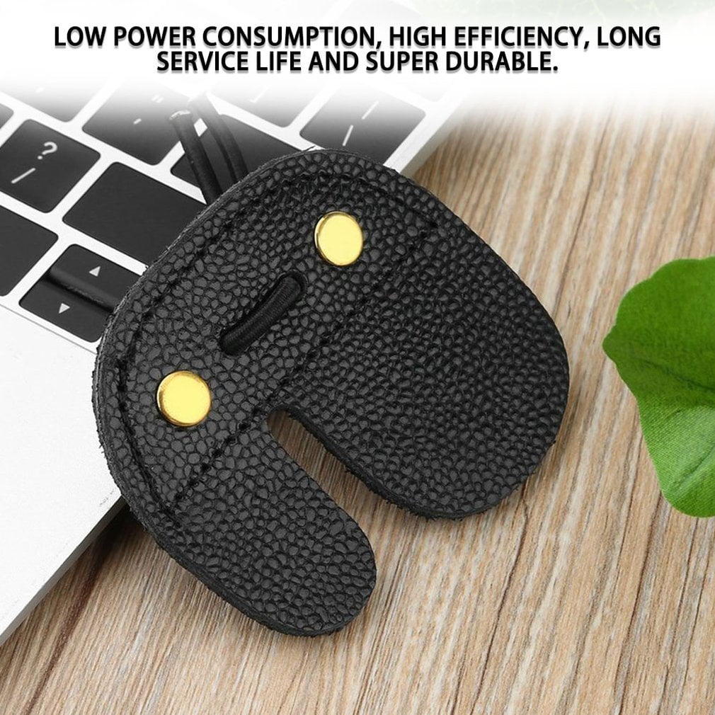 Candybar Cow Leather Archery Finger Guard Protection Pad Glove Tab Bow Shooting Strong And Durable Fits For Left Hand And Right Hand 