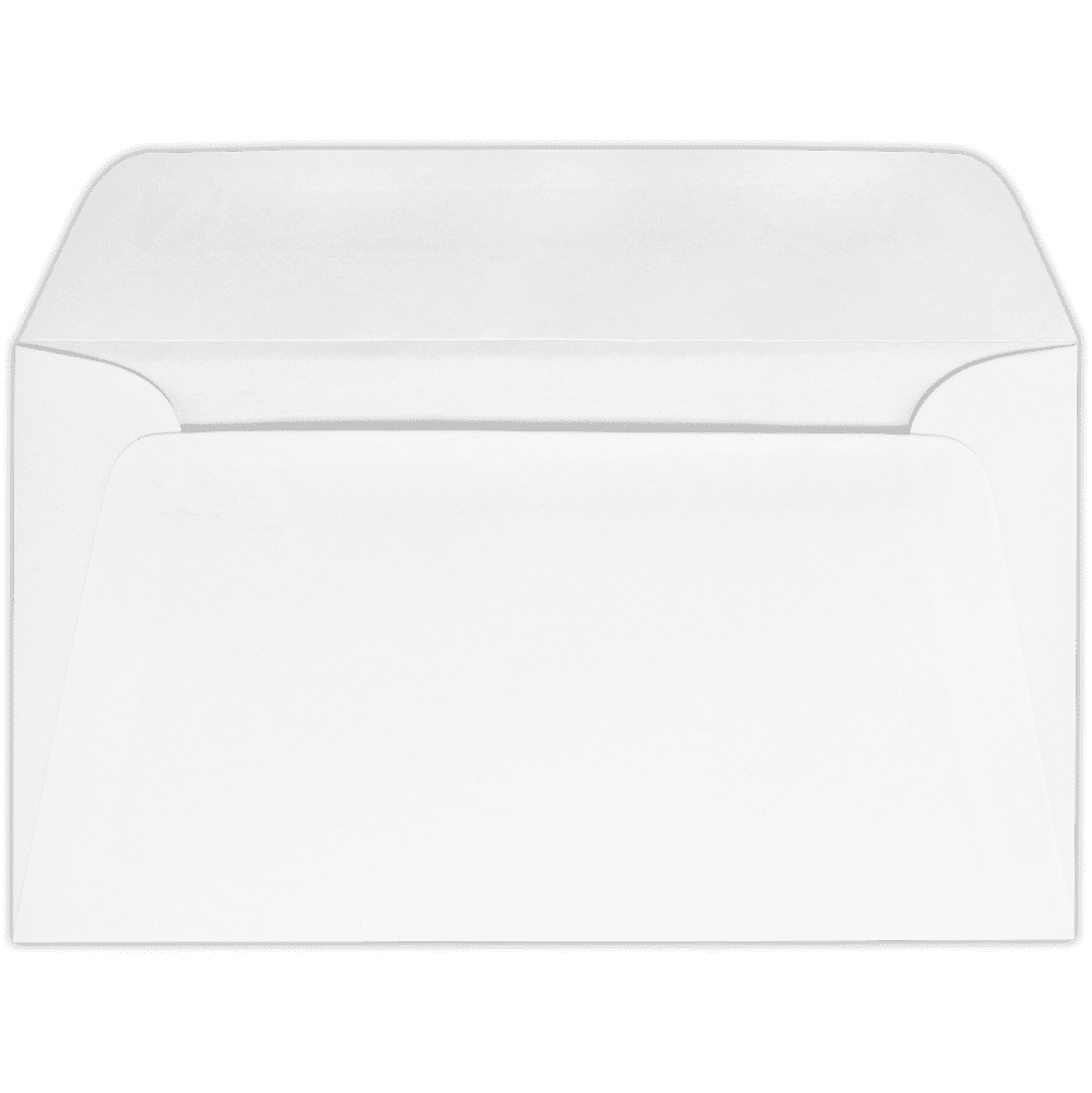 LUXPaper #6 3/4 Regular Envelopes, 3 5/8 x 6 1/2, Bright White, 50/Pack