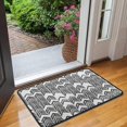 thumbnail image 2 of Black and White Chevron Pattern Door Rugs,Washable Non Slip Door Mats Indoor,Decorative Door Mats,Entry Mat Indoor for Entrance,Bedroom,Kitchen,Bathroom,30"x17", 2 of 6