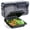 8 inch Black 1 section, variant on 9x6 inch Black Clamshell Food Take-Out Containers, 28 Oz 50 Pack