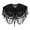 Black, variant on Lynono Floral Lace Capes Shoulder Cover With Dangling Tassels Festival Costume Accessories False Collar Shawl Neck Decoration