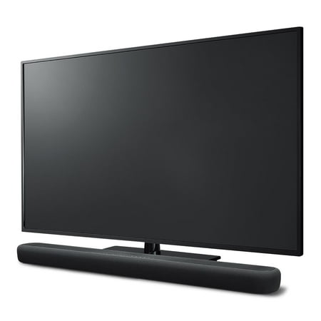 Yamaha - 2.1-Channel Soundbar with Wireless Subwoofer and Alexa Built-in - Black