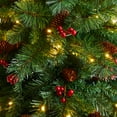 thumbnail image 5 of Nearly Natural 6' Pine Artificial Christmas Tree Prelit 150 Warm White LED Lights, 5 of 13