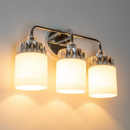 

Cora Crystal and Glass 3-Light Vanity Light