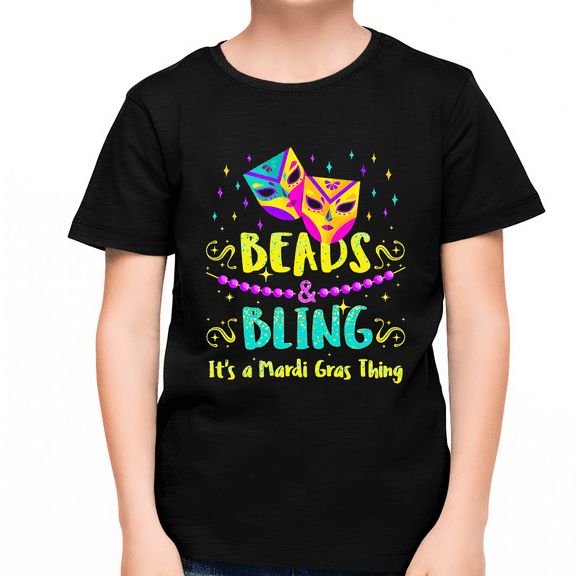 Beads and Bling It's a Mardi Gras Thing Shirts Mardi Gras Shirt New Orleans Cute Mardi Gras Outfit for Boys