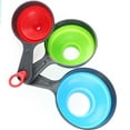 thumbnail image 3 of 3PCS Mini Funnels Silicone Collapsible Funnel Wide Mouth Canning Funnel for Jars Jam and Filling Bottles, 3 of 6