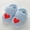 Blue, variant on KEINXS Baby Sweet Shoes Newborn Boys Girls Toddler Shoes Red Heart Crib Shoes Non-Slip Baby Boys Girls Shoes Internal length 11.5