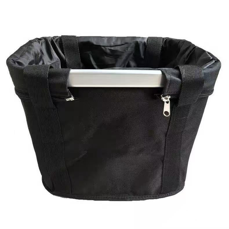 Detachable Waterproof Bike Handlebar Basket Front Bicycle Pet Carrier Frame Bag 33x28x24cm