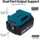 thumbnail image 2 of Adaptador de Batería para Adaptador de Batería de 18V/20V con USB Charger y Type-C PD Power Source Charger para Batería de Litio MAK 20v 18V MAX (Solo Adaptador) (MAK), 2 of 7