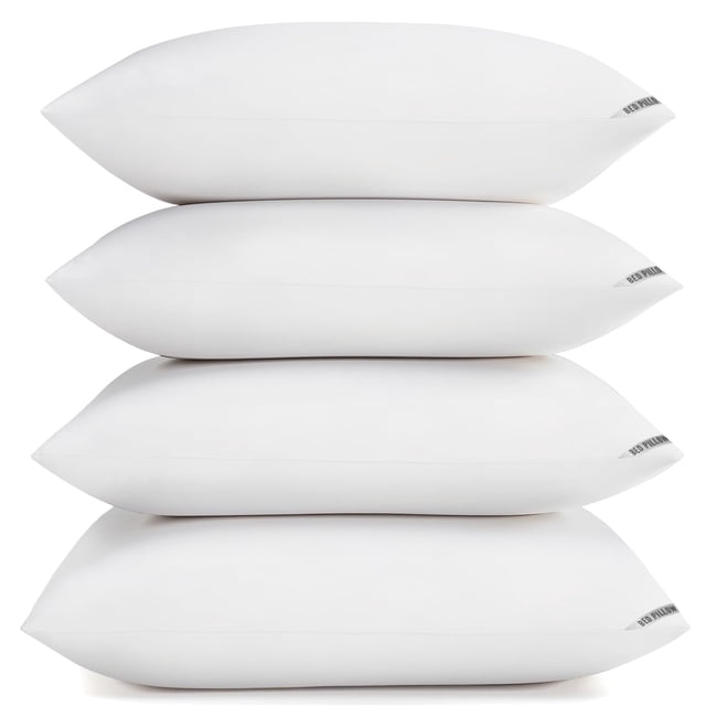 Almohadas de Lujo Piwaal Juego de 4 Tamaño Estándar Alternativa al Plumón