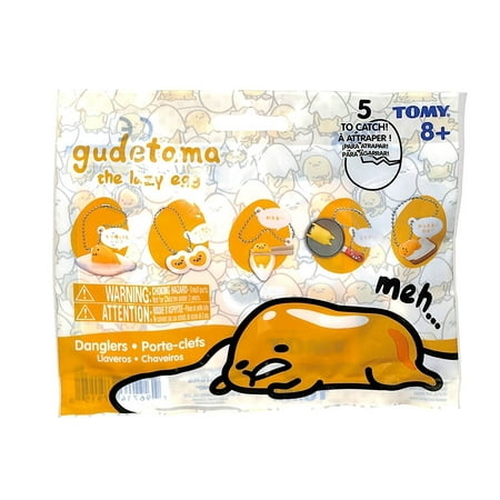 TOMY Gudetama The Lazy Egg Dangler 3 Blind Packs - Walmart.com
