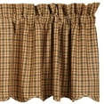 thumbnail image 3 of VHC Brands Millsboro Window Curtain, Valance Scalloped, Tan, 16x72, 3 of 3