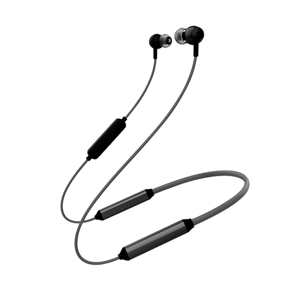 SEYOO Earbuds 5.0 Mini Headphones Built-in Mic Headset with Charging Case for Workout IPX5 Waterproof Hi-Fi Stereo in-Ear Earphones Shiny black 