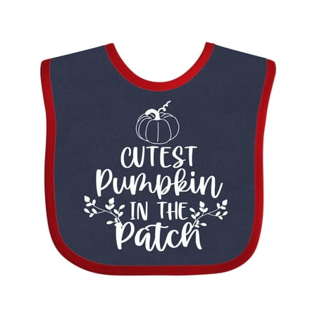 

Inktastic Thanksgiving Cutest Pumpkin in the Patch Gift Baby Boy or Baby Girl Bib