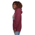 thumbnail image 3 of Destructive Therapy Boxing Unisex Grpahic Hoodie (Maroon, M), 3 of 5