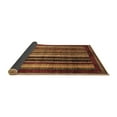 thumbnail image 2 of Ahgly Company Indoor Square Abstract Brown Modern Area Rugs, 8' Square, 2 of 4