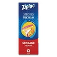 thumbnail image 4 of Double Zipper Storage Bags, 1 Qt, 1.75 Mil, 9.63" X 8.5", Clear, 9/carton, 4 of 5