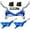HB-CP4-Front+Rear-Blue, variant on BUCKLOS Zoom H876E 2-PIN 4 Pistons Hydraulic Disc Brake Set E-Bike Electric Power Off Brake,Left Front 43.7in Right Rear 73.2in with Caliper IS/PM Adapter for ebike/Road Bicycle/MTB Aluminum