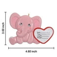 thumbnail image 6 of Maxora Personalized Ornaments Customized Christmas Ornament Baby Shower Present Baby Elephant Girl Free Customize, 6 of 9